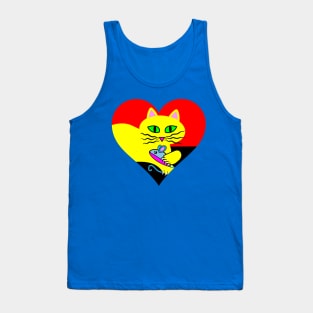 Cat Valentine Heart Tank Top